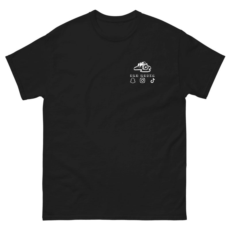 short sleeve emb media shirt