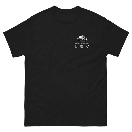 short sleeve emb media shirt