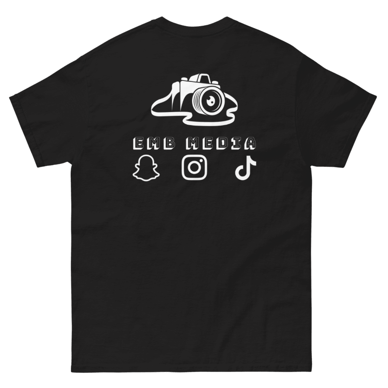 short sleeve emb media shirt